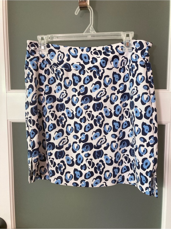 Golftini Dresses & Skirts - Golftini Leopard Athletic Golf Skort - Cyclone - Blue, Navy, White - Large